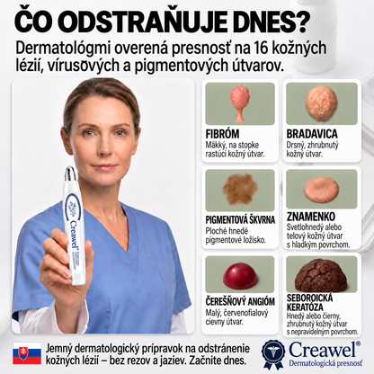 Hivatalos Márkabolt | ✌️ Creawel®  7 napos Szemölcseltávolító Roll-on Ápoló Folyadék (Fájdalommentes rollerball technológia, hegek nélkül)