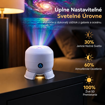 🧚‍♀️Posledný deň: zľava 70 %丨REBYIPO® projektor nočného svetla — Inteligentný 5D holografický projektor hviezdnej oblohy a oceánu 🌠
