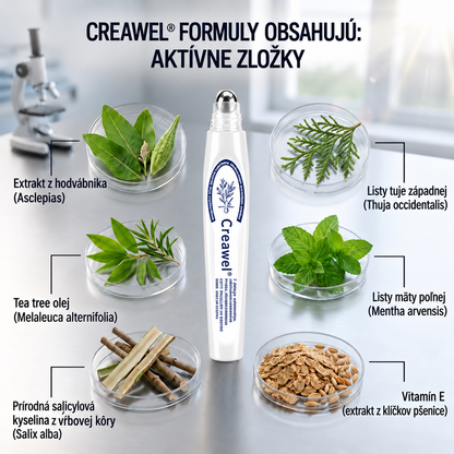 Hivatalos Márkabolt | ✌️ Creawel®  7 napos Szemölcseltávolító Roll-on Ápoló Folyadék (Fájdalommentes rollerball technológia, hegek nélkül)