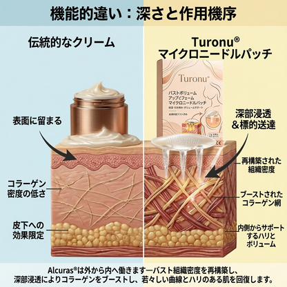 Alcuras® ターゲットバストアップ アドバンスドナノマイクロニードルパッチ