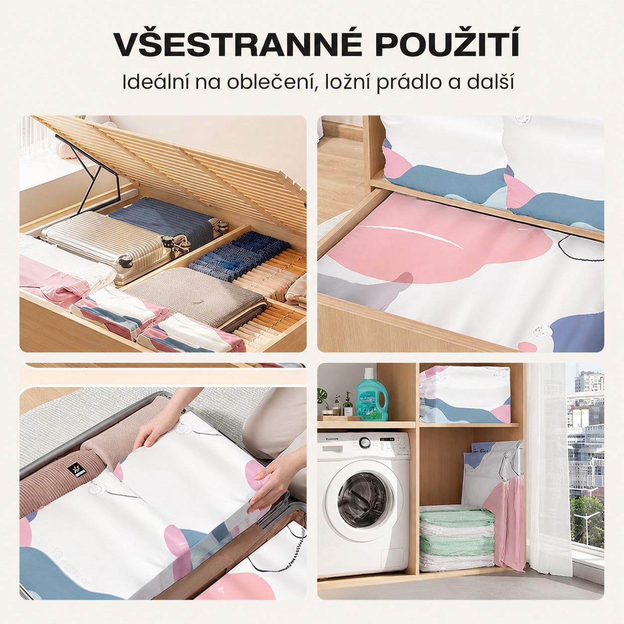 SVOZK® vakuové úložné vaky bez pumpy