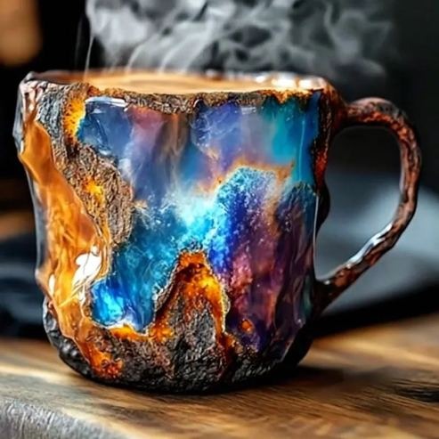 ミネラルクリスタル コーヒーマグ ピンク