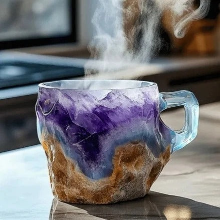 ミネラルクリスタル コーヒーマグ ラフストーン