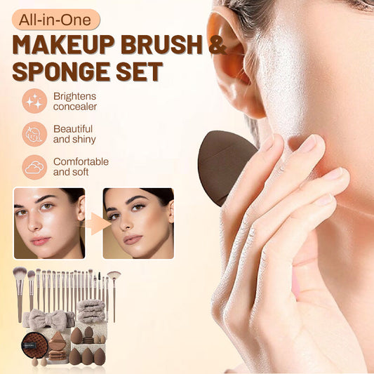 BVJ® 💡💓Surprise Price: Only £44.99!!🔥All-in-One Makeup Brush & Sponge Set