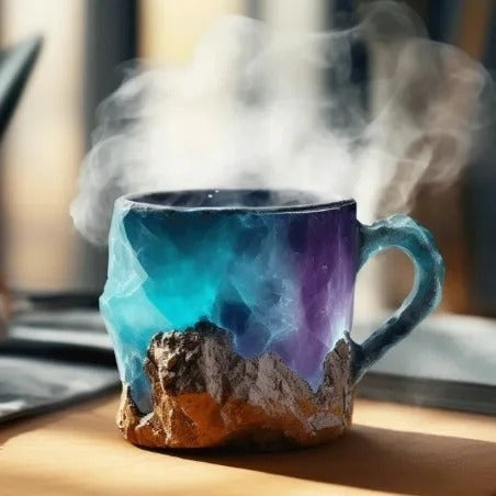 ミネラルクリスタル コーヒーマグ オーロラ